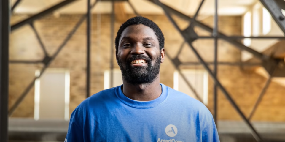 AmeriCorps member smiling