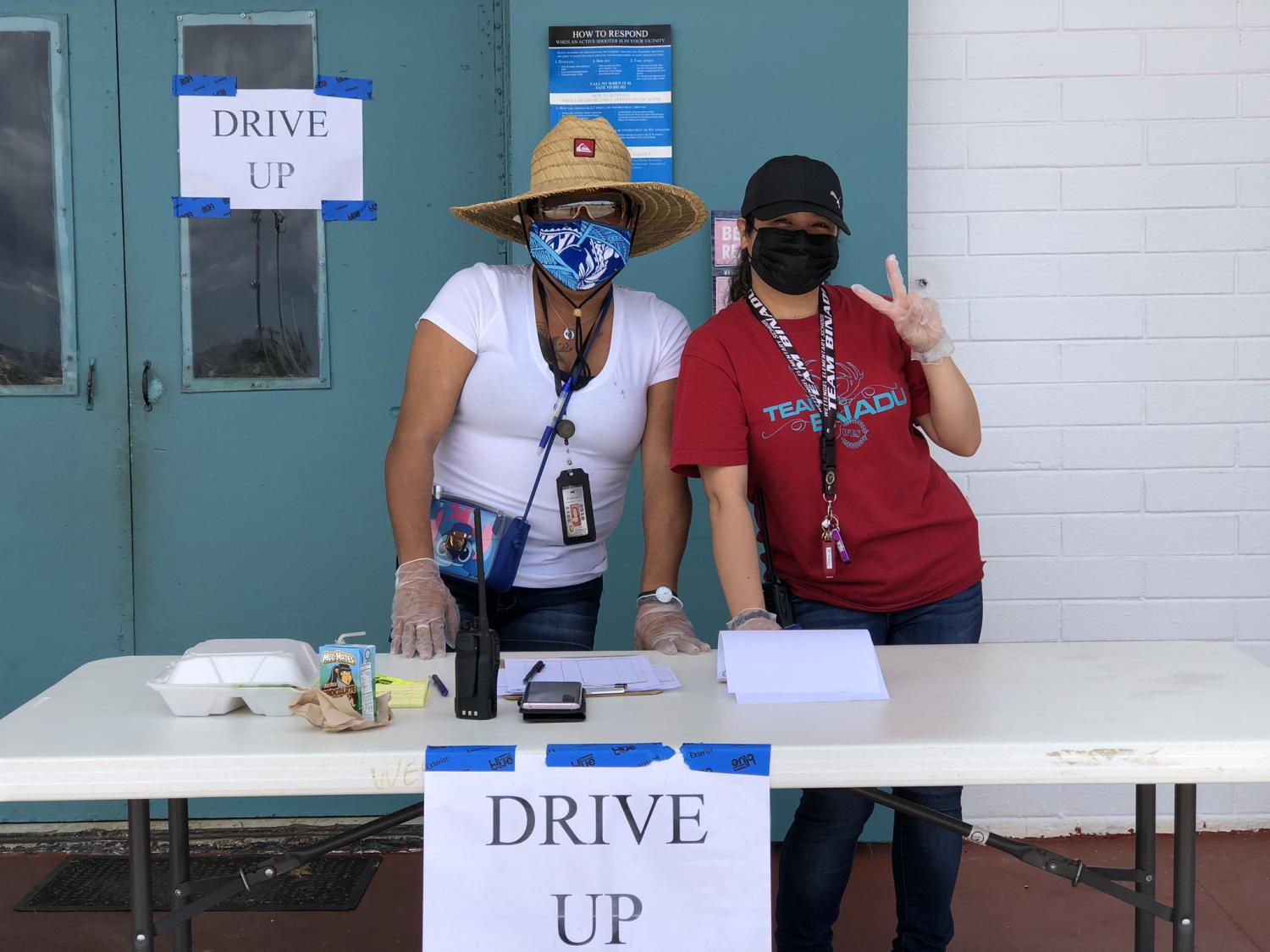 AmeriCorps VISTA members in Guam serving at a COVID-19 testing site