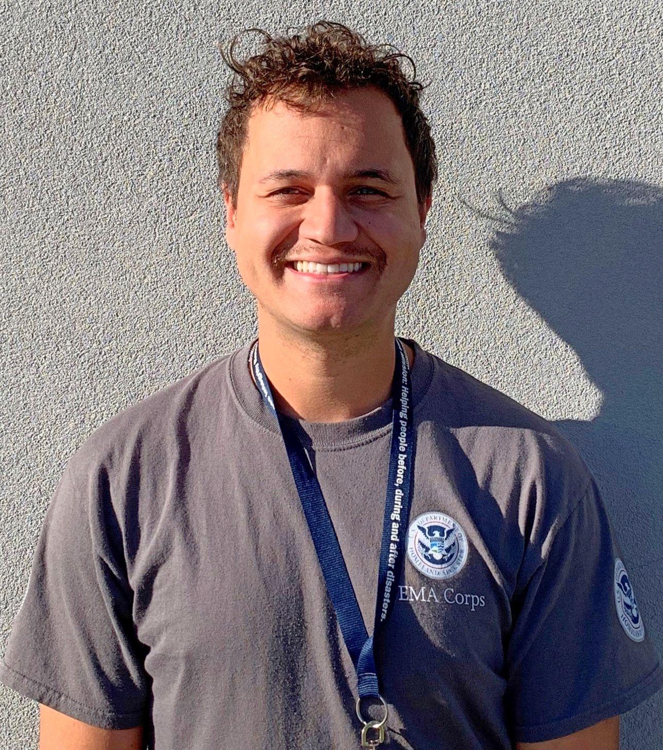 AmeriCorps member, George Austin smiling